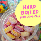Hardboiled - Pick your own pick n mix hardboiled Sweets 100g per choice of sweet! Pick N Mix Uk