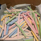 Plank sweets selection - Rayadito, trending viral sweets. Tasty sweet treats.