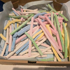 Plank sweets selection - Rayadito, trending viral sweets. Tasty sweet treats.