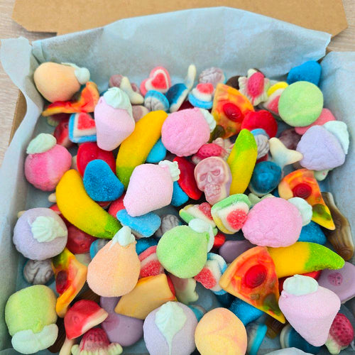 1 KG Jelly filled Pick n Mix Sweets - Unique Mix of Your Favourites and Unusual Sweets in Gift Box. Candy