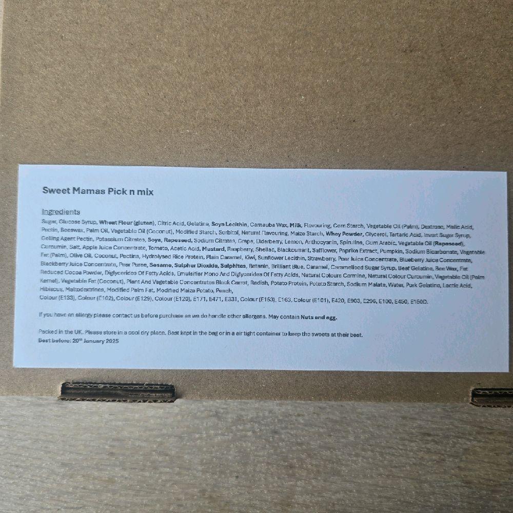 PACK LIVE 1 KG Pick n Mix - Unique Mix of Your Favourites and Unusual Sweets in Gift Box. Candy