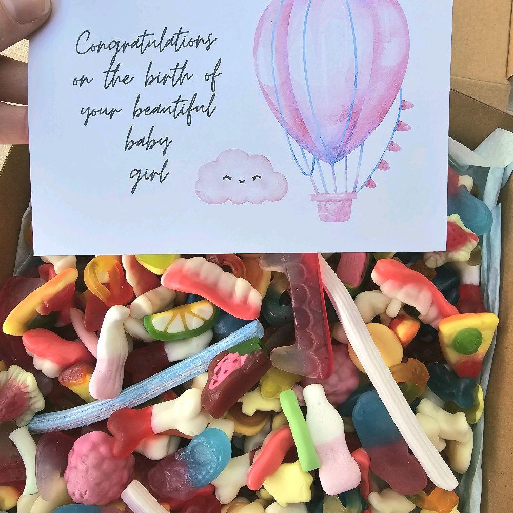 Non Fizzy pick n mix selection! Your favourite Non-fizzy sweets in a 1KG box perfect for yourself or loved one. Snack Sweets