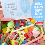 New baby Gift box - Pick n mix gift box! 1KG gift box perfect for every age. New baby girl sweet box, New baby boy sweet box