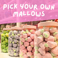 Mallows - Pick your own pick n mix Mallows 100g per choice of sweet! Pick N Mix Uk Candy Snack Marshmallow