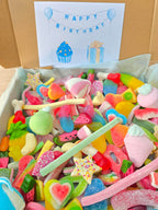 Pregnancy cravings Gift box - Pick n mix gift box! 1KG gift box perfect for every age. New baby girl sweet box, Pregnancy gift sweet box