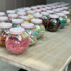 3.2litre Reusable plastic jar filled with pick n mix!