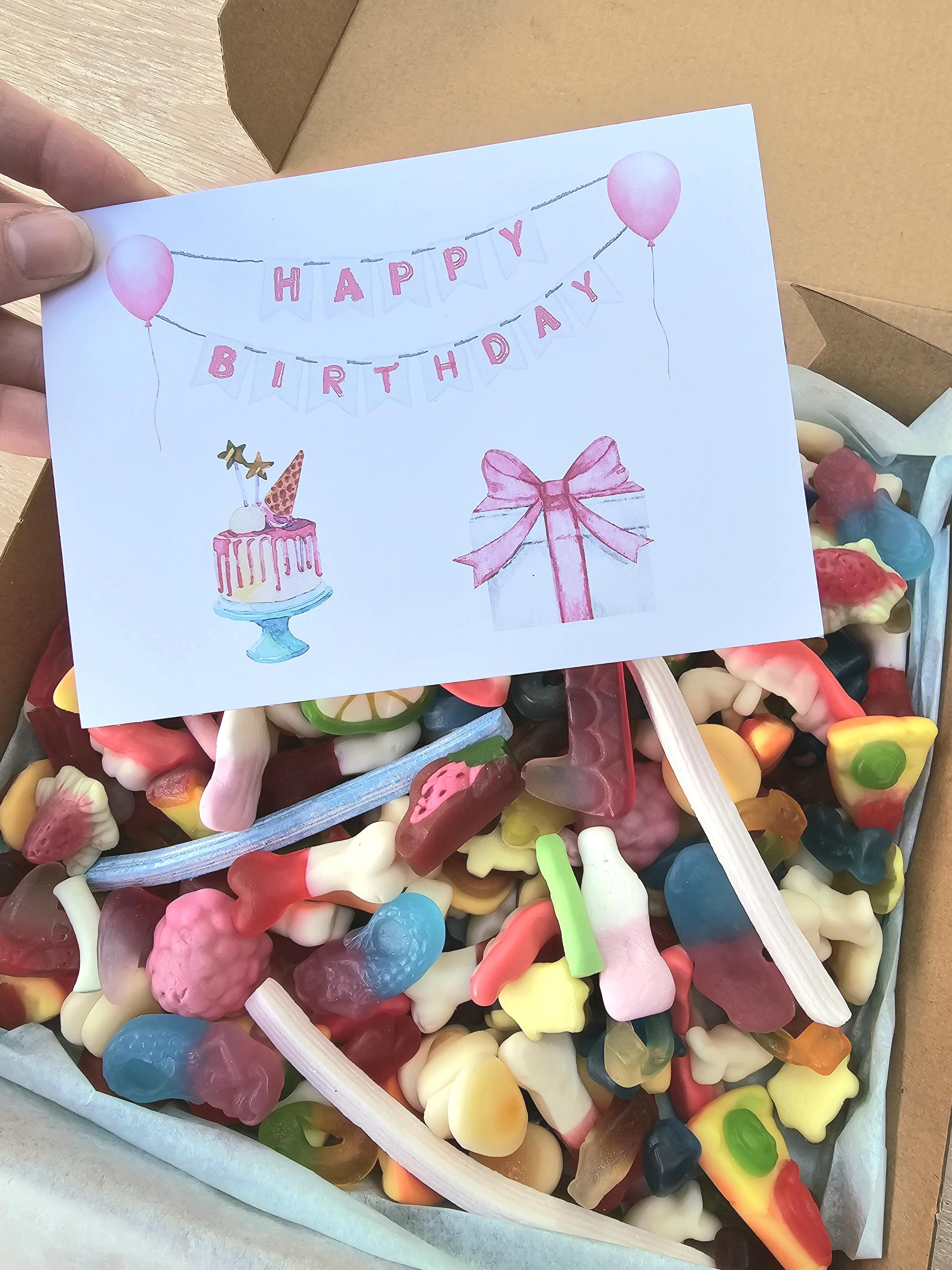 Thank You Gift box - Pick n mix gift box! 1KG gift box perfect for every age. Thank You sweet box