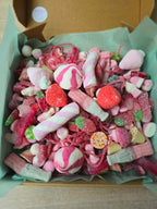 1 KG Pick n Mix Sweets Packed LIVE - Unique Mix of Your Favourites and Unusual Sweets in craft Box. Candy
